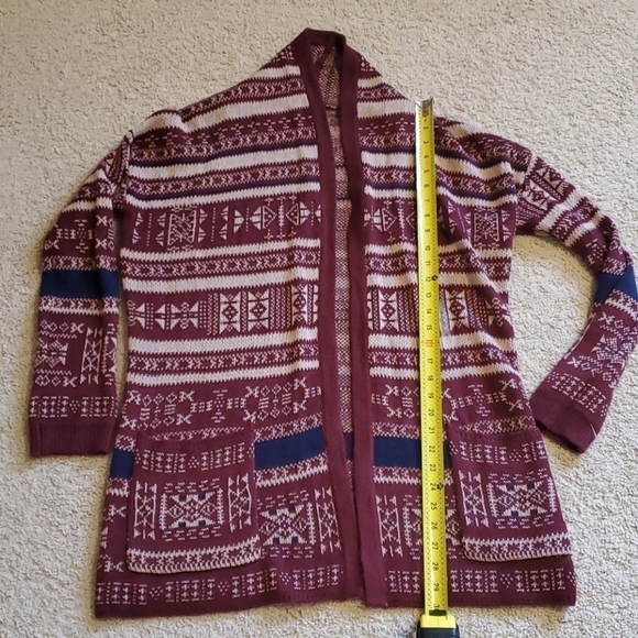 Billabong Aztec Y2K Trek boho Cardigan Sweater - Picture 6 of 10